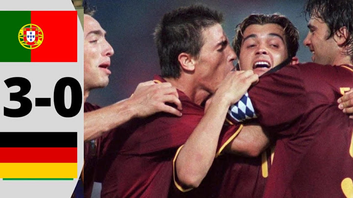 Portugal 3 x 0 Germany (Hat-Trick of Sergio Conceiçao) ●UEFA Euro 2000 Extended Goals & Highlights