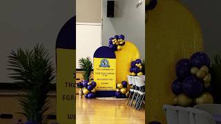 Simply Gorgeous Purple and Gold Backdrop #shorts #short #decoration #decor