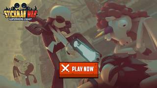Stickman War - Super Hero Fight - Gameplay Trailer screenshot 1