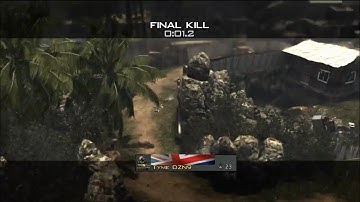Throwing Knife across map Killcam in search and destroy
