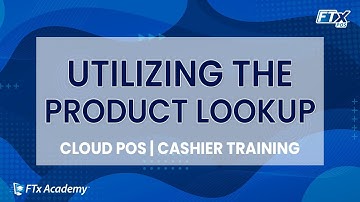 How to Use the Product Lookup (FTx POS Training)