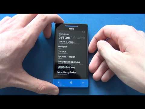 Windows Phone 8S by HTC - Einstellungen/settings