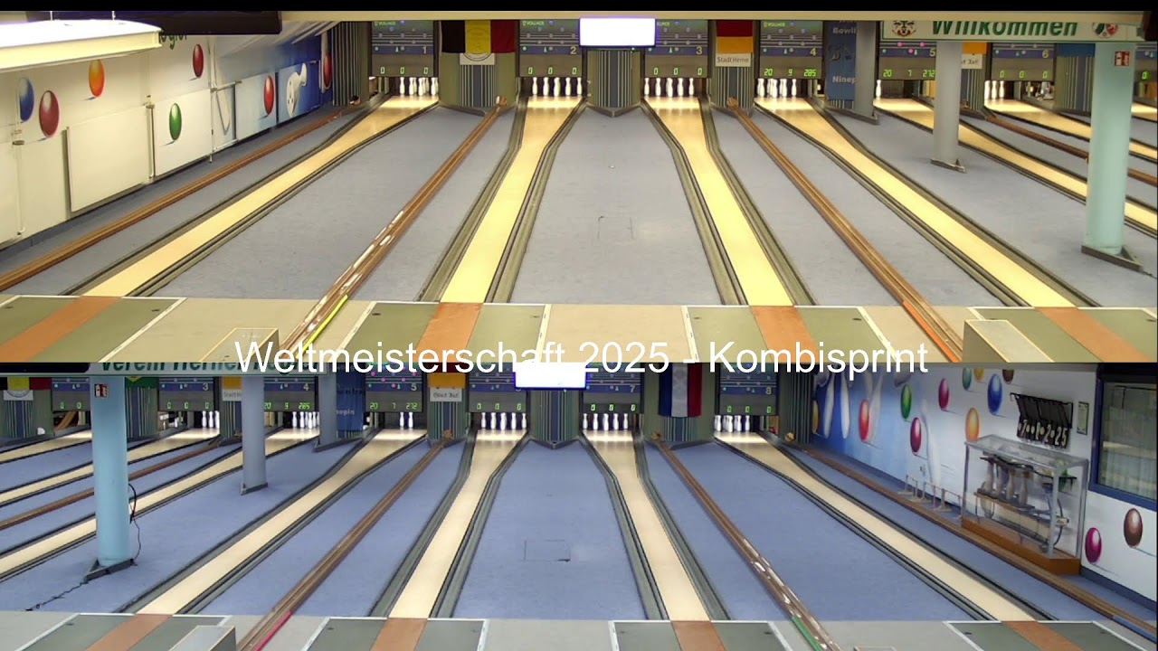 Weltmeisterschaft 2025 - Bahn 1-8 - Kombisprint - 08.08.2025