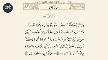 ( ولا تنكحوا المشركات حتى يؤمن ولأمة مؤمنة خير من... ) سورة البقرة ايه رقم 221 || ماهر المعيقلي