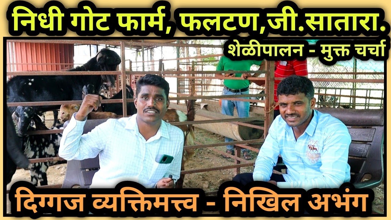शेळीपालन मुक्त चर्चा - सतीश रन्हेर ft निखिल अभंग | निधी गोट फार्म #shelipalan #शेळीपालन  #बिटल