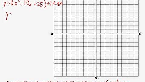 (Algebra 1) Quadratics - Graphing Quadratic Functions (General Form) Pt. 3