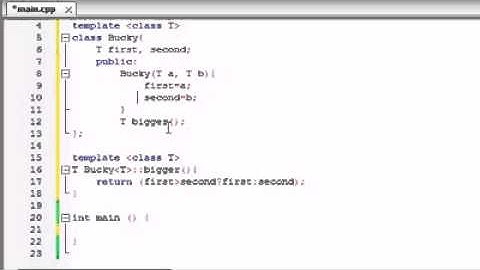 Buckys C++ Programming Tutorials   60   class Templates   YouTube .