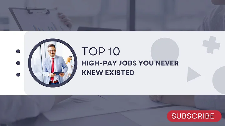 Hidden Careers: Top 10 High-Paying Jobs You Never Knew Existed