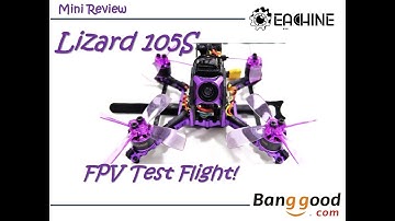 Eachine Lizard 105S: Test Flight