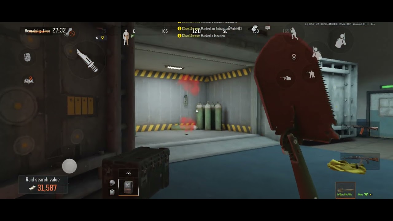 Extracting in the secret extraction point in TV station