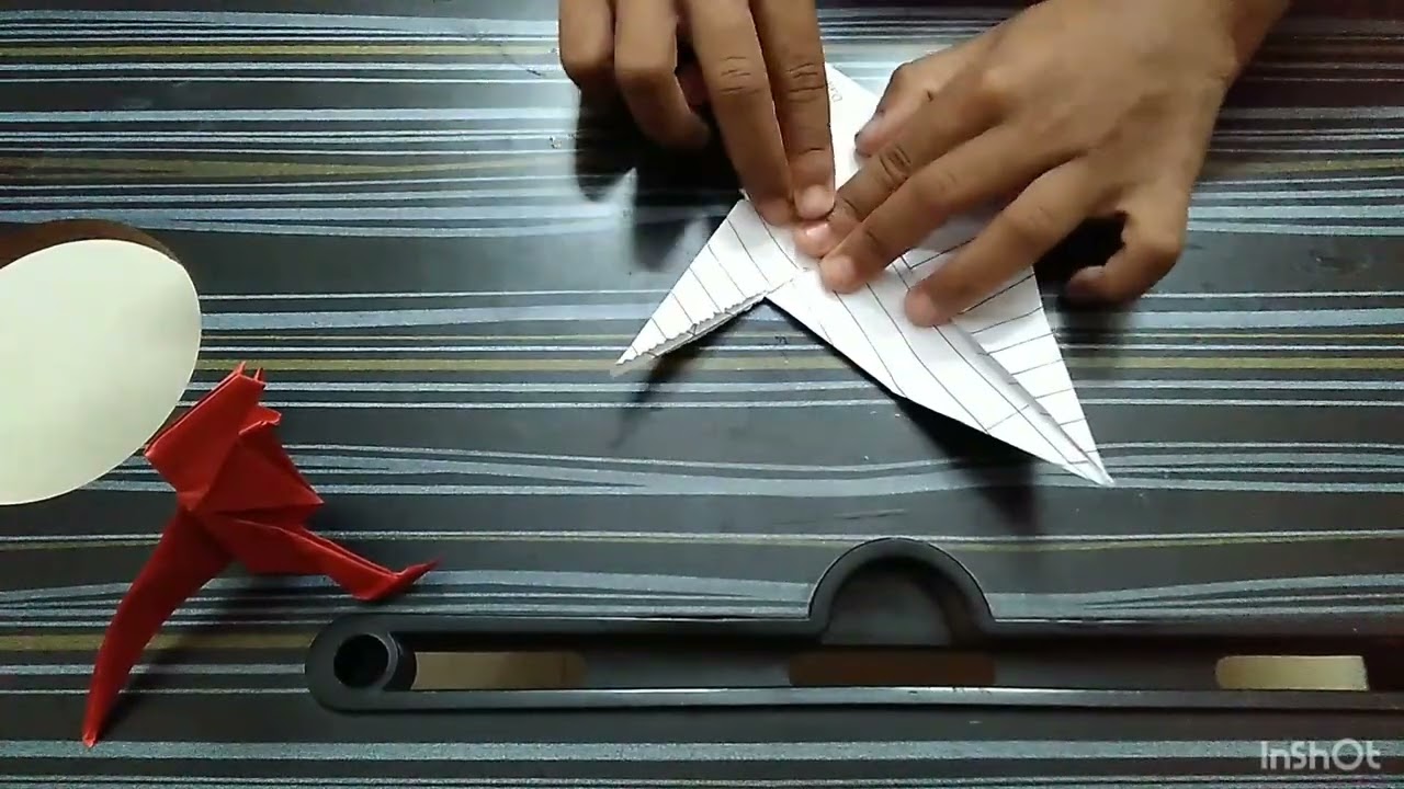 Easy origami dinosaur 