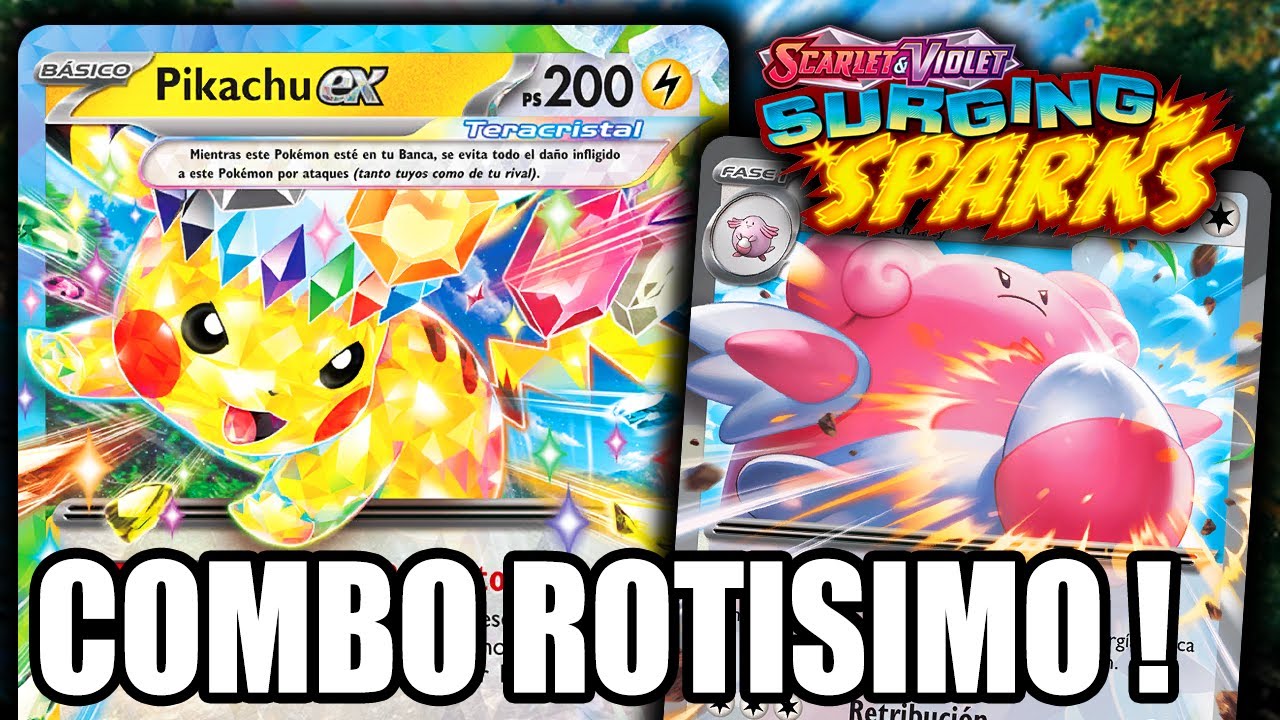 El Nuevo PIKACHU ex Esta ROTÍSIMO! OHKO a TODO el META! [SURGING SPARKS ...