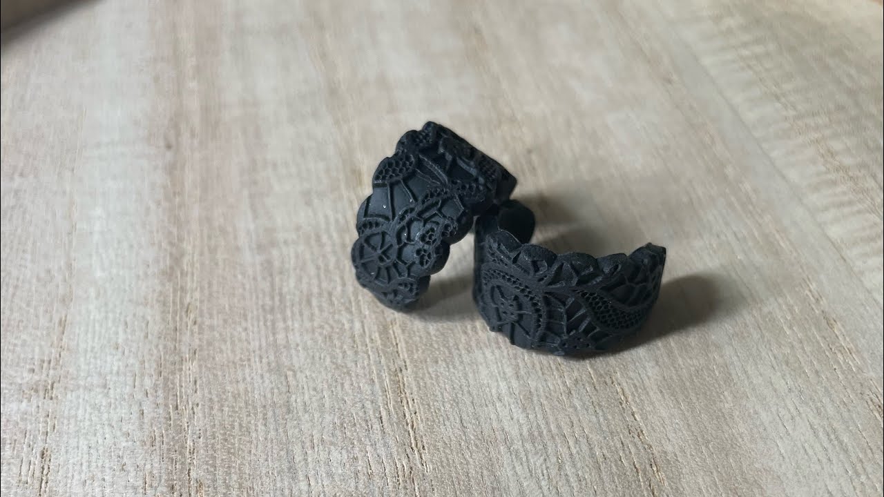 Making Polymer Clay Huggie Earrings