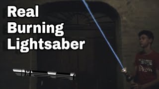 Real Burning Lightsaber from Star Wars! | DIY