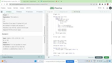 Gfg - Missing number in matrix | gfg problem of the day | full explained | #gfgpotd | 25/12/22