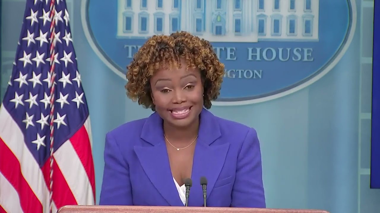 Karine Jean-Pierre Says Biden Will Meet With "Noble Prize" Winners