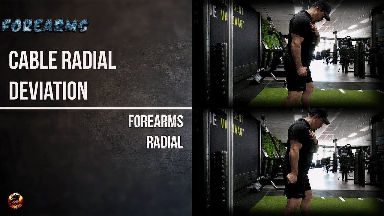 Forearms - Cable Radial Deviation - YouTube