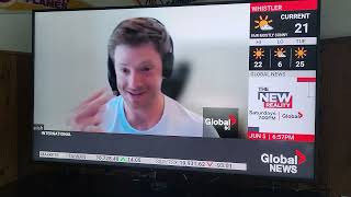 Global News Interview about Sixgill Shark - June 5, 2023