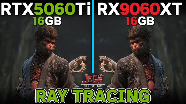 RX 9060 XT 16G vs RTX 5060 Ti 16G | Ray Tracing