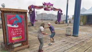 How to dodge a punch in GTA 5  (really simple)