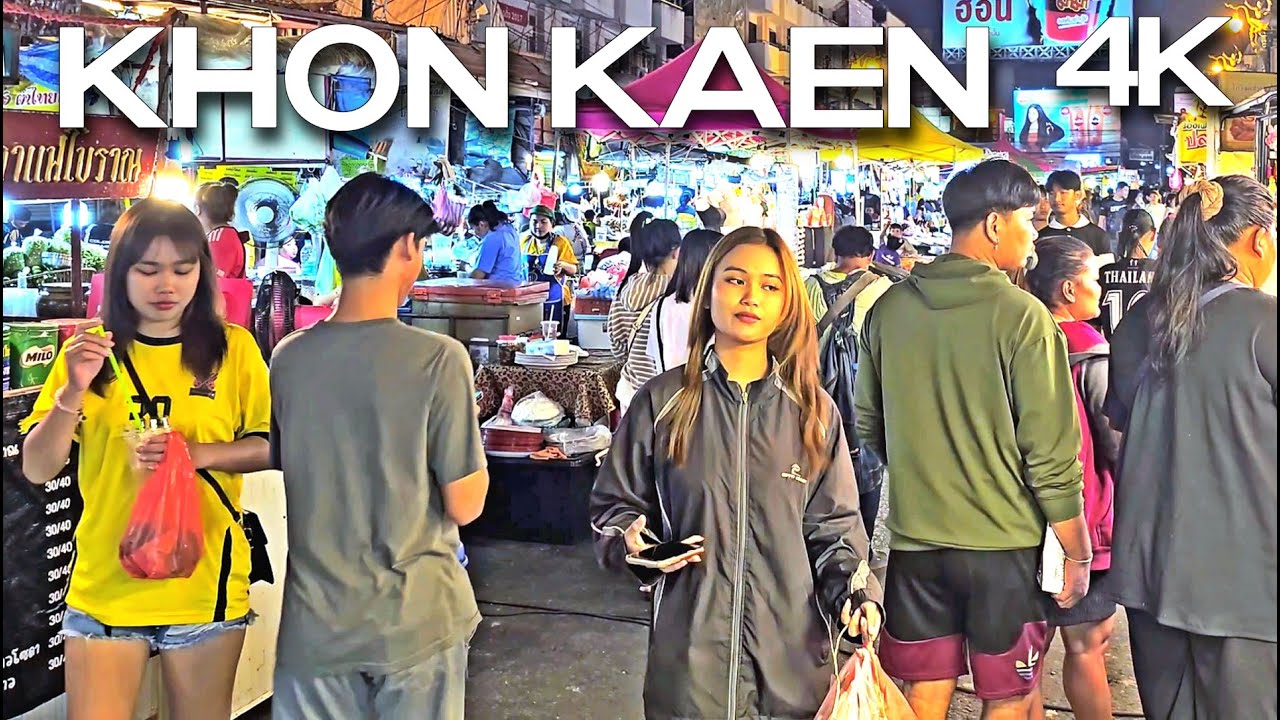 Khon Kaen Street Food & Nightlife Isaan Vlog [4k] 🇹🇭 YouTube