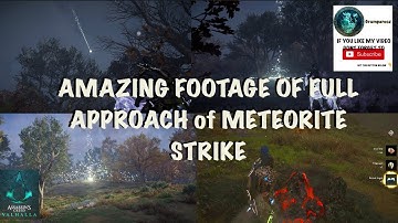 AMAZING FOOTAGE OF FULL APPROACH & NICE ANGLE TO WATCH METEORITE STRIKE ACValhalla