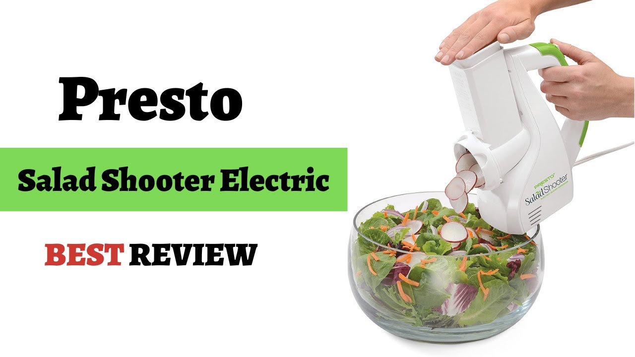 ✳️Unleash Your Culinary Creativity with Presto Salad Shooter Electric - A Comprehensive Review