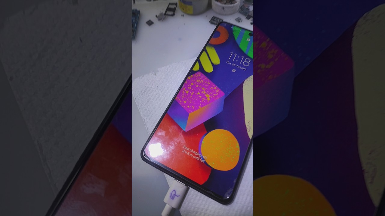 Samsung f62 charging problem recover Done ✅