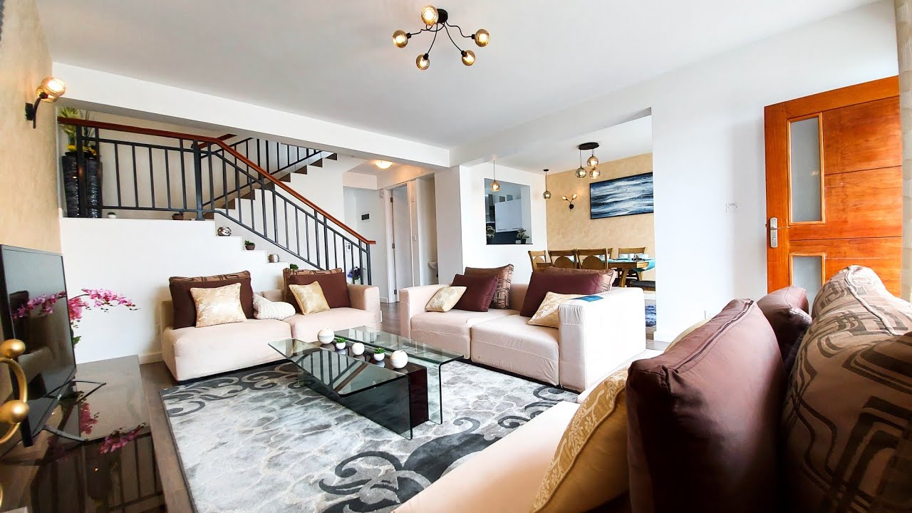 INSIDE a 2 Levels 4 Bedrooms South C. Townhouse | Near Wilson Airport | Modern House Tour.