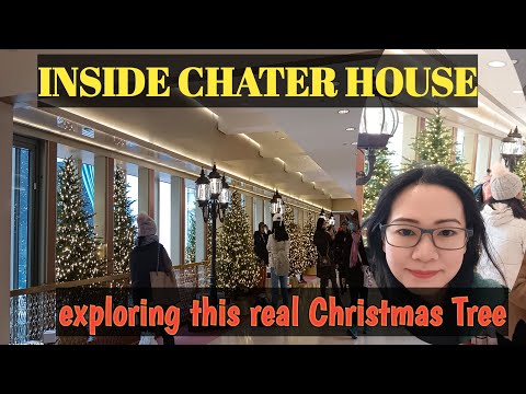 Christmas tree display in chapter house hongkong #satisfying #chrismas2024