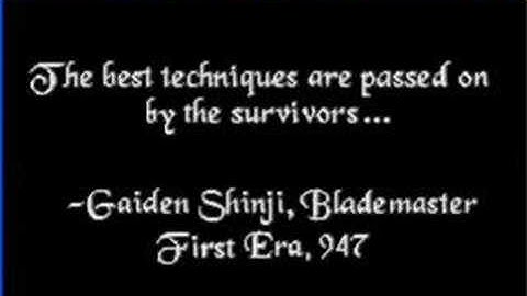 TES: Arena game intro