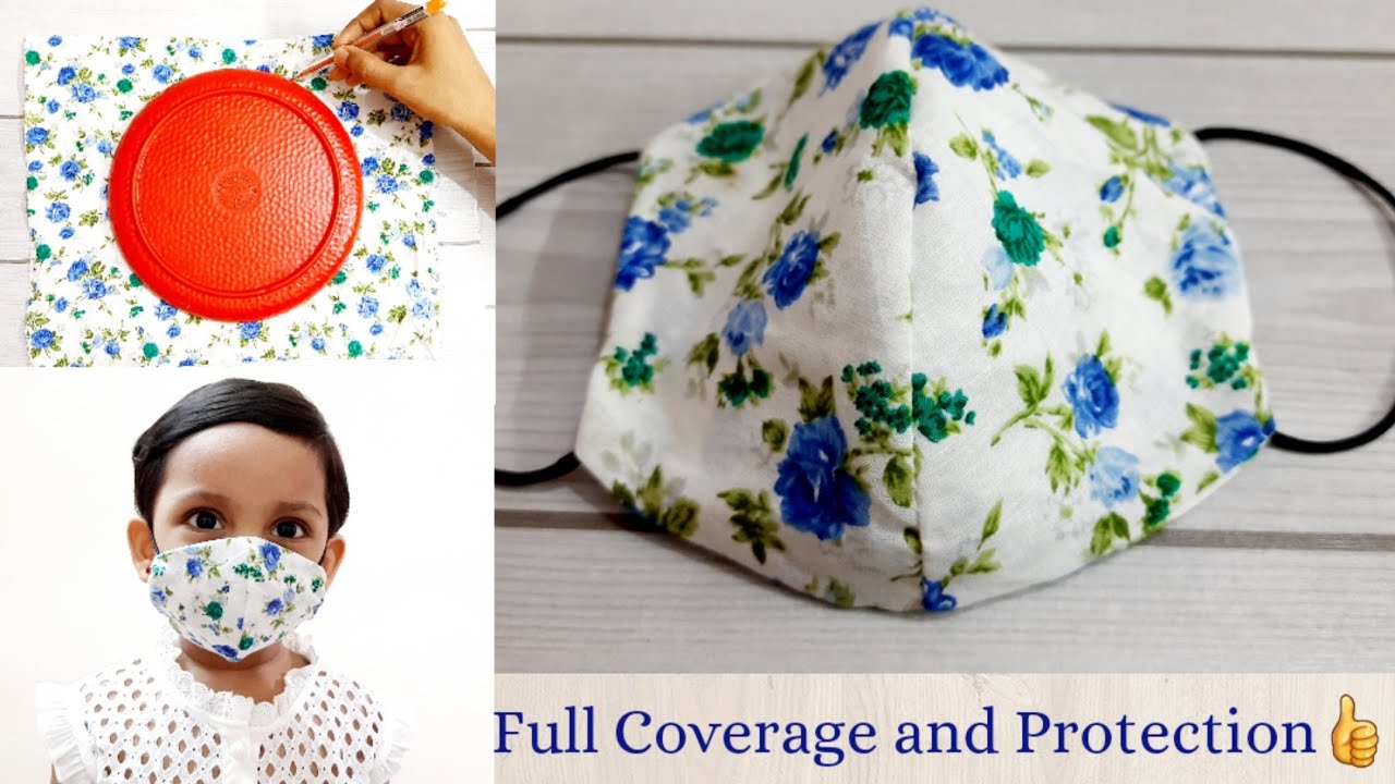 Easy and Quick Face Mask Without Sewing Machine 5 min കൊണ്ട് ഒരു