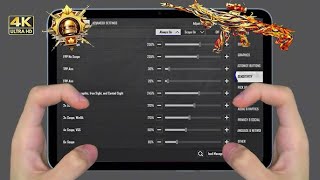 iPad 11th Gen New Update 4.3 ⚡️( Best Sensitivity Code + Control Settings BGMI/PUBG Mobile Test ❤️