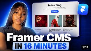 Learn Framer CMS in 16 Minutes (Beginner Tutorial)