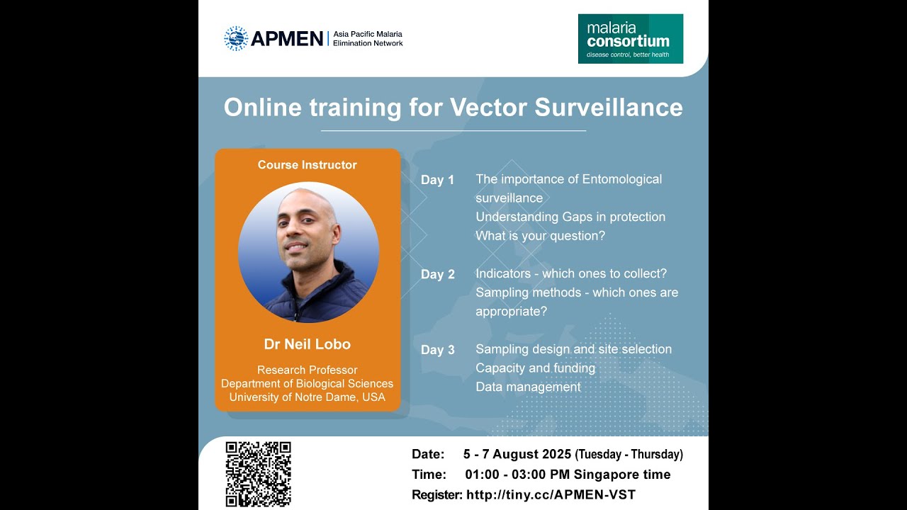 APMEN Online Training for Vector Surveillance 2025 - Day 1