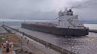 MV H. Lee White - Great Lakes Freighter Visits Duluth - 04-29-2023