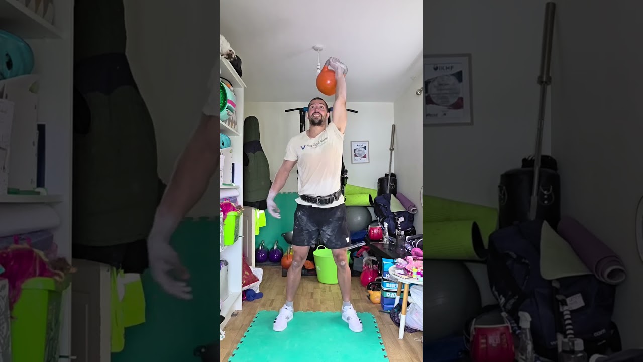 6' Jerk/Snatch; 28kg; 112 Reps