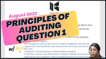 ATD PRINCIPLES OF AUDITING AUGUST 2022 Q1