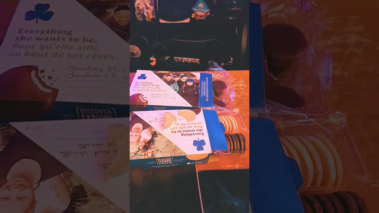 Canadian Girl Scout Cookies Food Review Speedrun #FRS