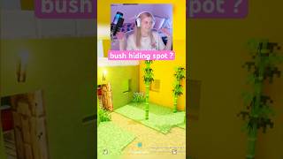 is the bush the move on this map? #mecchachameleon #newgame #hideandseek #prophunt #minecraft
