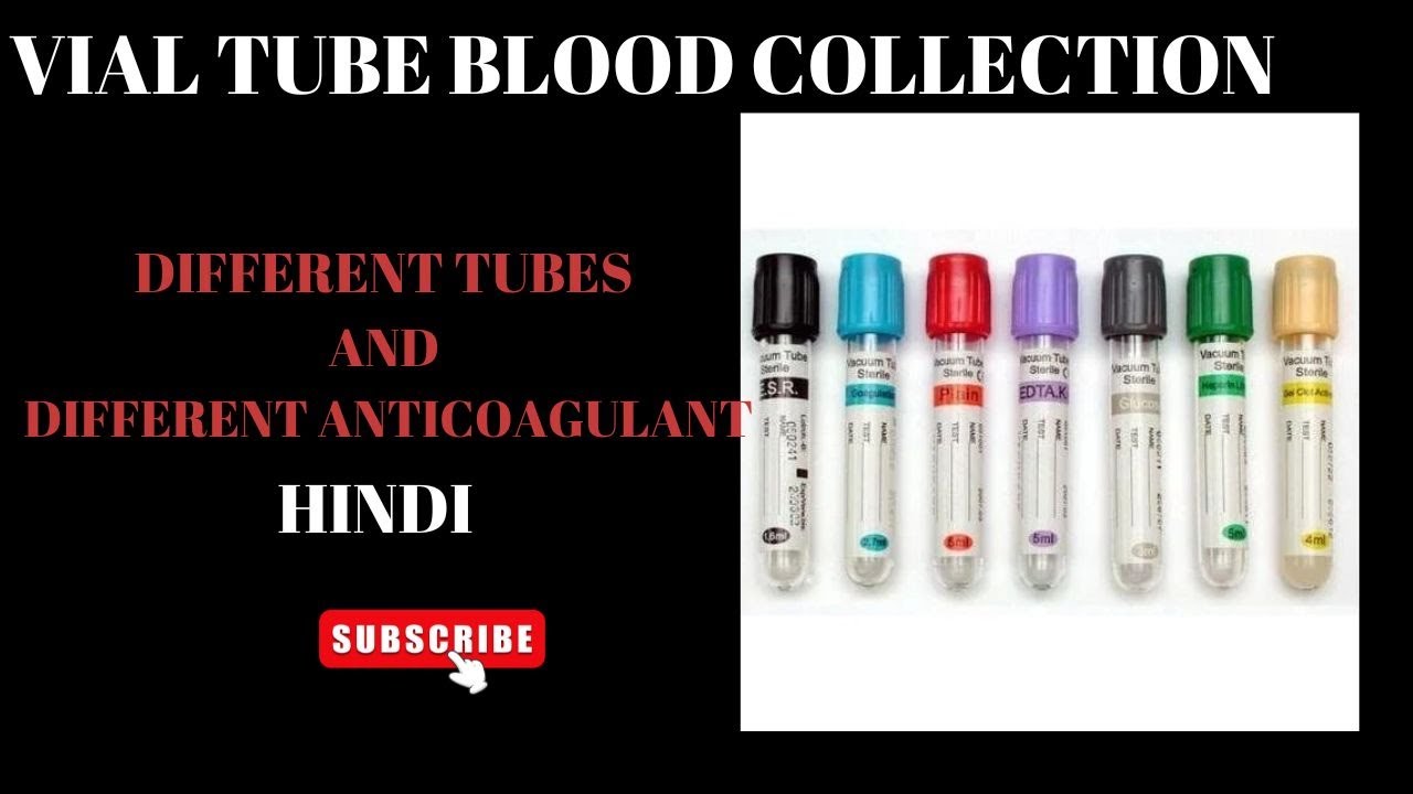 Blood Collection Tube Blood Collection Anticoagulants Laboratory