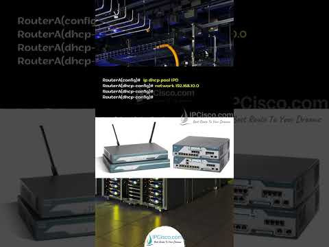 Cisco DHCP Configuration Example..!  | FREE CCNA 200-301 Shorts | IPCisco.com