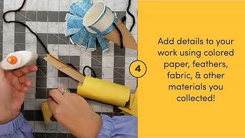 Recycled Material Puppets