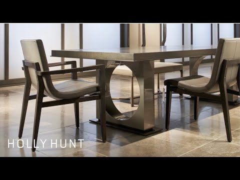 The Art Of Luxury: The Siren Chair by HOLLY HUNT - video from HOLLY HUNT