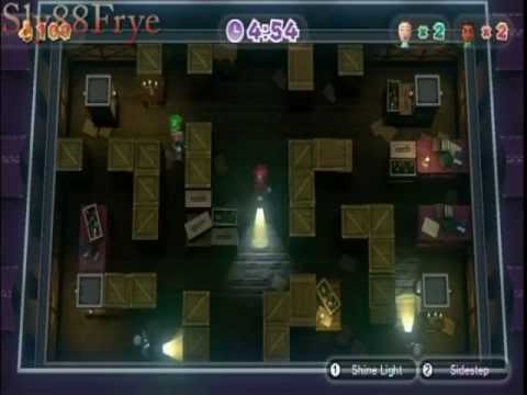 Nintendo Land Luigi's Ghost Mansion 3 Player Gameplay - YouTube