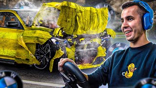 Ткач разбил свою БМВ м4… видео