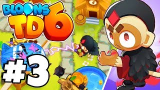 *NEW* Druid Monkey Tower Is INSANE! - Bloons Tower Defense 6 Part 3 (BTD 6 IOS/Android)