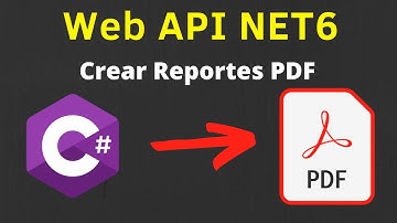 Generar PDF con Web API NET6, NET5 o NetCore