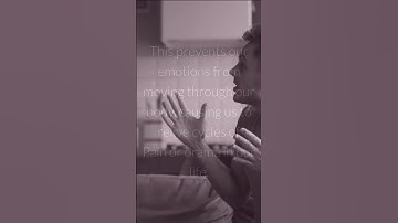 The way to control emotions isn