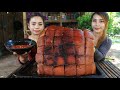 Yummy cooking Braised pork belly with vegetable and fish sauce recipe - Braised pork